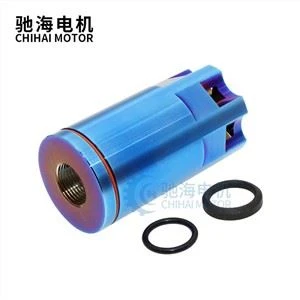 Keluli tahan karat 14 Supper Gear Terbalik Silencer Untuk Gel Blaster Toy